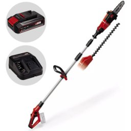 Einhell GE-HC 18 Li T - Élagueuse -Taille-haie à batterie sur perche téléscopique - 18V 2.5 Ah