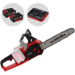 Einhell GE-LC 36/35 Li - Tronçonneuse électrique à batterie 2 x 18 V 4 Ah - Lame de 35 cm