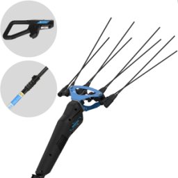 Campagnola MASTER PLUG-IN - Tige en carbone et aluminium - 200 - 250 cm - Peigne vibreur électrique à batterie