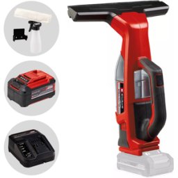 Einhell BRILLIANTO - Nettoyeur de vitres à batterie - aspire résidu humide - 18V/5.2Ah