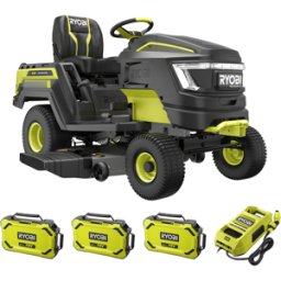RYOBI RY72TMX117-310 - Tracteur tondeuse à batterie - 72V / 3x10Ah