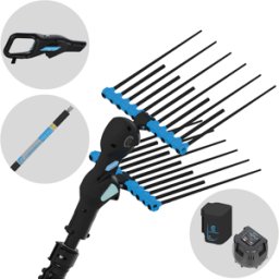 Campagnola Alice STAR ECO Plug-in - Perche en carbone - 290 cm - Peigne vibreur électrique - 21.6V 5Ah