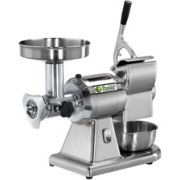 Fimar TC12T - Hachoir à viande électrique avec râpe intégrée - 230 V - 1 CV - Groupe de hachage en aluminium - Sans inverseur de marche