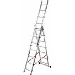 Gierre Échelle Articulée En Aluminium Modula Al405 7 Étapes Silver One Size