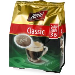 Café René Big Pack (Tasse Simple) - 36 Dosettes de café pour Senseo - Americano - Compatible Senseo