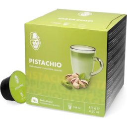 Kaffekapslen Pistache - 16 Capsules de café pour Dolce Gusto - Café avec du lait - Café Pistache - Compatible Dolce Gusto