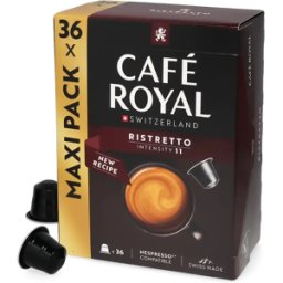 Café Royal Ristretto - 36 Capsules de café pour Nespresso® - Ristretto - Compatible Nespresso®