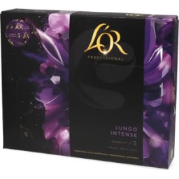 L’OR Lungo Intense - 50 Capsules de café pour Nespresso® Pro - Lungo - Café Caramel - Compatible Nespresso® Pro