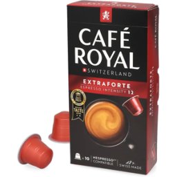 Café Royal Extraforte - 10 Capsules de café pour Nespresso® - Espresso - Compatible Nespresso®