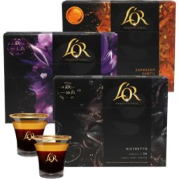 L’OR Pack café noir - 150 Capsules de café pour Nespresso® Pro - Café noir - Compatible Nespresso® Pro