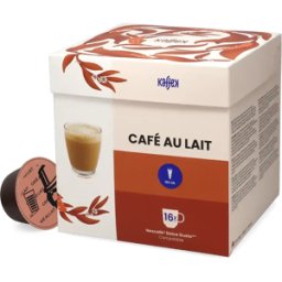 KaffeK Café au Lait - 16 Capsules de café pour Dolce Gusto - Café au lait - Compatible Dolce Gusto