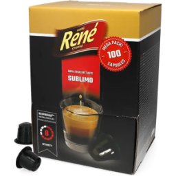 Café René Sublimo - 100 Capsules de café pour Nespresso® - Espresso - Compatible Nespresso®
