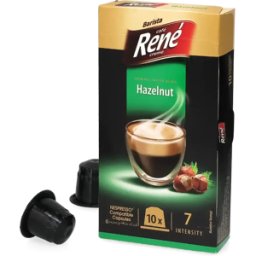 Café René Noisette - 10 Capsules de café pour Nespresso® - Espresso - Café Noisette - Compatible Nespresso®