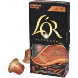 L’OR Espresso Caramel - 10 Capsules de café pour Nespresso® - Espresso - Café Caramel - Compatible Nespresso®