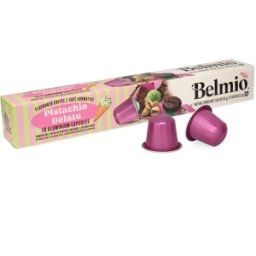 Belmio Pistachio Gelato - 10 Capsules de café pour Nespresso® - Lungo - Café Pistache - Compatible Nespresso®
