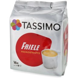 Friele Café Petit Déjeuner - 16 Capsules de café pour Tassimo - Americano - Compatible Tassimo