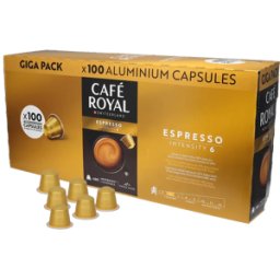Café Royal Espresso - 100 Capsules de café pour Nespresso® - Espresso - Compatible Nespresso®