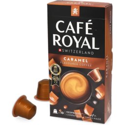 Café Royal Caramel - 10 Capsules de café pour Nespresso® - Espresso - Café Caramel - Compatible Nespresso®