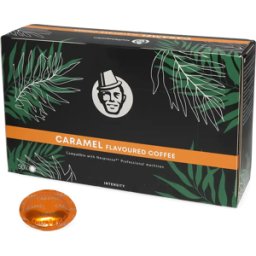 Kaffekapslen Café Caramel - 50 Capsules de café pour Nespresso® Pro - Espresso Lungo - Café Caramel - Compatible Nespresso® Pro