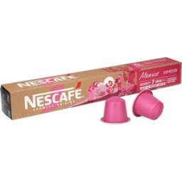 Nescafé® Mexico Espresso - 10 Capsules de café pour Nespresso® - Café noir - Compatible Nespresso®
