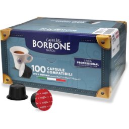 Caffè Borbone Miscela Rossa - 100 Capsules de café pour Lavazza Blue - Espresso - Compatible Lavazza Blue