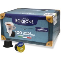 Caffè Borbone Miscela Oro - 100 Capsules de café pour Lavazza Blue - Espresso - Compatible Lavazza Blue