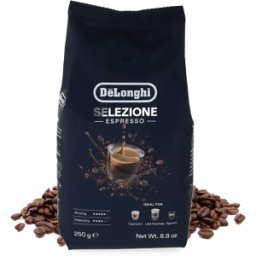 250g Selezione Espresso Delonghi Grains de café - Espresso - Blond - Meilleur café - Pas cher