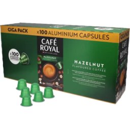 Café Royal Noisette - 100 Capsules de café pour Nespresso® - Lungo - Café Noisette - Compatible Nespresso®