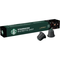Starbucks® Ristretto Shot - 10 Capsules de café pour Nespresso® - Ristretto - Compatible Nespresso®