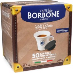 Mitac Caffè Borbone Don Carlo Miscela Blu - 50 Capsules de café pour Lavazza A Modo Mio - Compatible Lavazza A Modo Mio