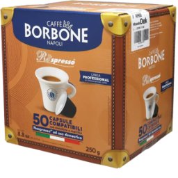 Caffè Borbone Miscela Verde (Décaféiné) - 50 Capsules de café pour Nespresso® - Café noir - Compatible Nespresso®