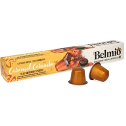 Belmio Caramel Caramba - 10 Capsules de café pour Nespresso® - Espresso - Café Caramel - Compatible Nespresso®