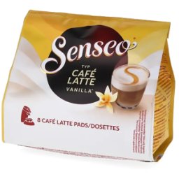 Senseo Vanilla Café Latte (Tasse simple) - 8 Dosettes de café pour Senseo - Latte - Café Vanille