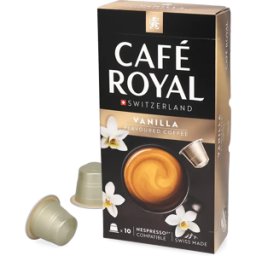 Café Royal Vanille - 10 Capsules de café pour Nespresso® - Espresso - Café Vanille - Compatible Nespresso®