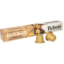 Belmio Viva la Vanilla - 10 Capsules de café pour Nespresso® - Espresso - Café Vanille - Compatible Nespresso®