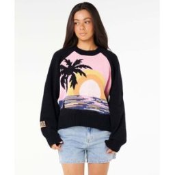 Rip Curl Pull col col rond Paradise Noir S Female