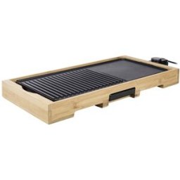 Tristar BP-2641 électrique Barbecue de table bambou, noir
