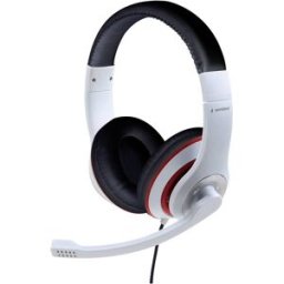 Gembird Micro-casque supra-auriculaire filaire Stereo blanc, noir, rouge volume réglable, micro-casque téléphone portable