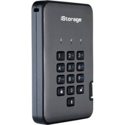 iStorage diskAshur PRO 2® 1 TB Disque dur externe 2,5 USB 3.1 (2è gén.) graphite IS-DAP2-256-1000-C-G