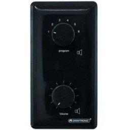 Omnitronic 80711091 encastré Commande du volume et sélecteur de programme ELA noir
