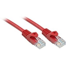 LINDY 48187 RJ45 Câble réseau, câble patch CAT 6 U/UTP 10.00 m rouge non blindé 1 pc(s)