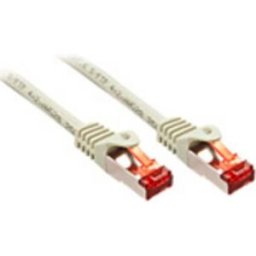 LINDY 47346 RJ45 Câble réseau, câble patch CAT 6 S/FTP 5.00 m gris contacts dorés, blindé, feuille de blindage, blindage total 1 pc(s)