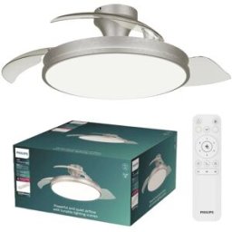 Philips LED Atlas Ventilateur de plafond 28 W avec télécommande, variable