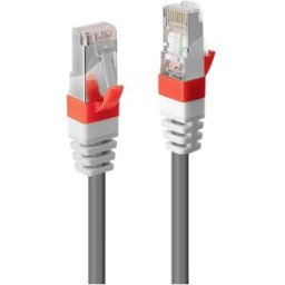 LINDY 45350 RJ45 Câble réseau, câble patch CAT 6a SF/UTP 0.30 m gris blindé 1 pc(s)