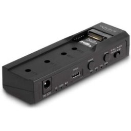 Delock 64252 USB-C® (USB 3.2 Gen 2) M.2 PCIe NVMe Station daccueil pour disque dur 2.5 pouces avec fonction clonage