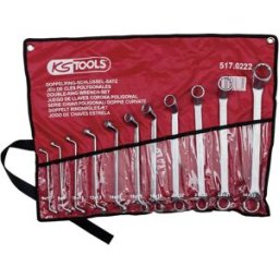 KS Tools 517.0222 5170222 Clé polygonale 11 pièces Ouverture de clé (métrique) 6 - 32 mm