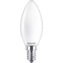 Philips LED 76339800 LED CEE F (A - G) E14 forme de flamme 4.3 W = 40 W blanc chaud (Ø x H) 3.5 cm x 9.7 cm 1 pc(s)