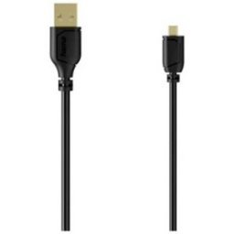 Hama Câble USB USB 2.0 USB-A mâle, USB-Mini-B mâle 0.75 m contacts dorés 00074263