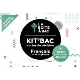 Kit'bac français, 1re et 2de générale : cartes de révision Gaudeul, Tanguy La Boîte à Bac