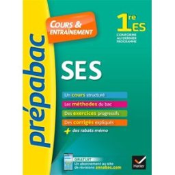 SES, sciences économiques et sociales 1re ES : conforme au dernier programme Jean-Claude Drouin Hatier
